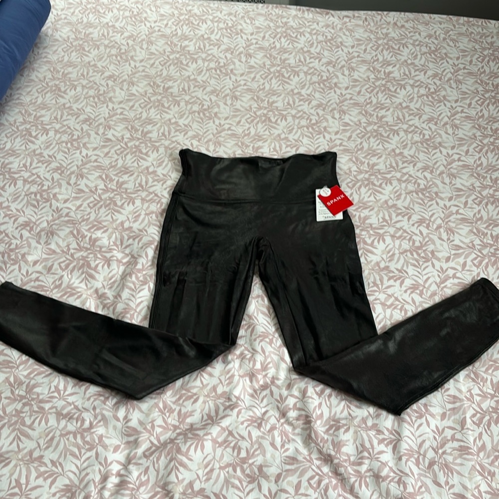 SPANX faux leather leggings